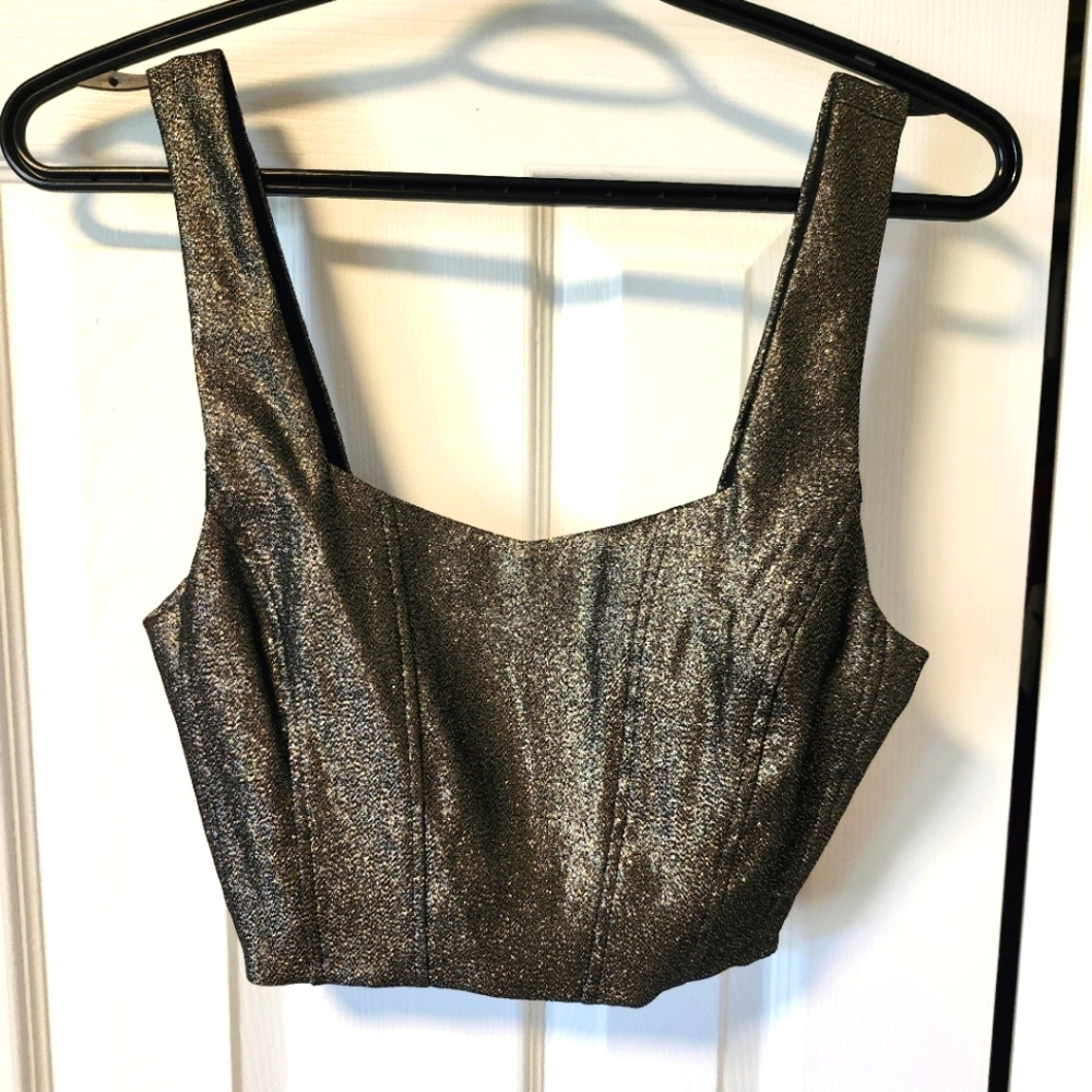 🌺3/$50 Dynamite Glitter Crop Top